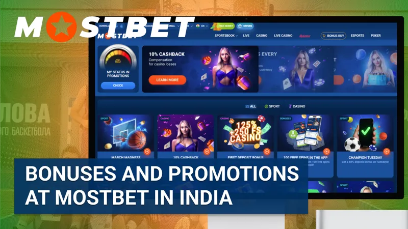 Mostbet India bonuses and promotions including welcome offer and free bets