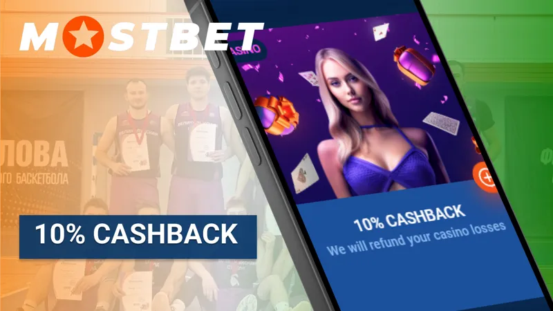 Mostbet India 10 percent cashback casino bonus offer
