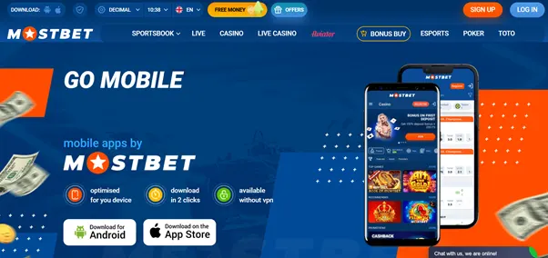MostBet mobile apps