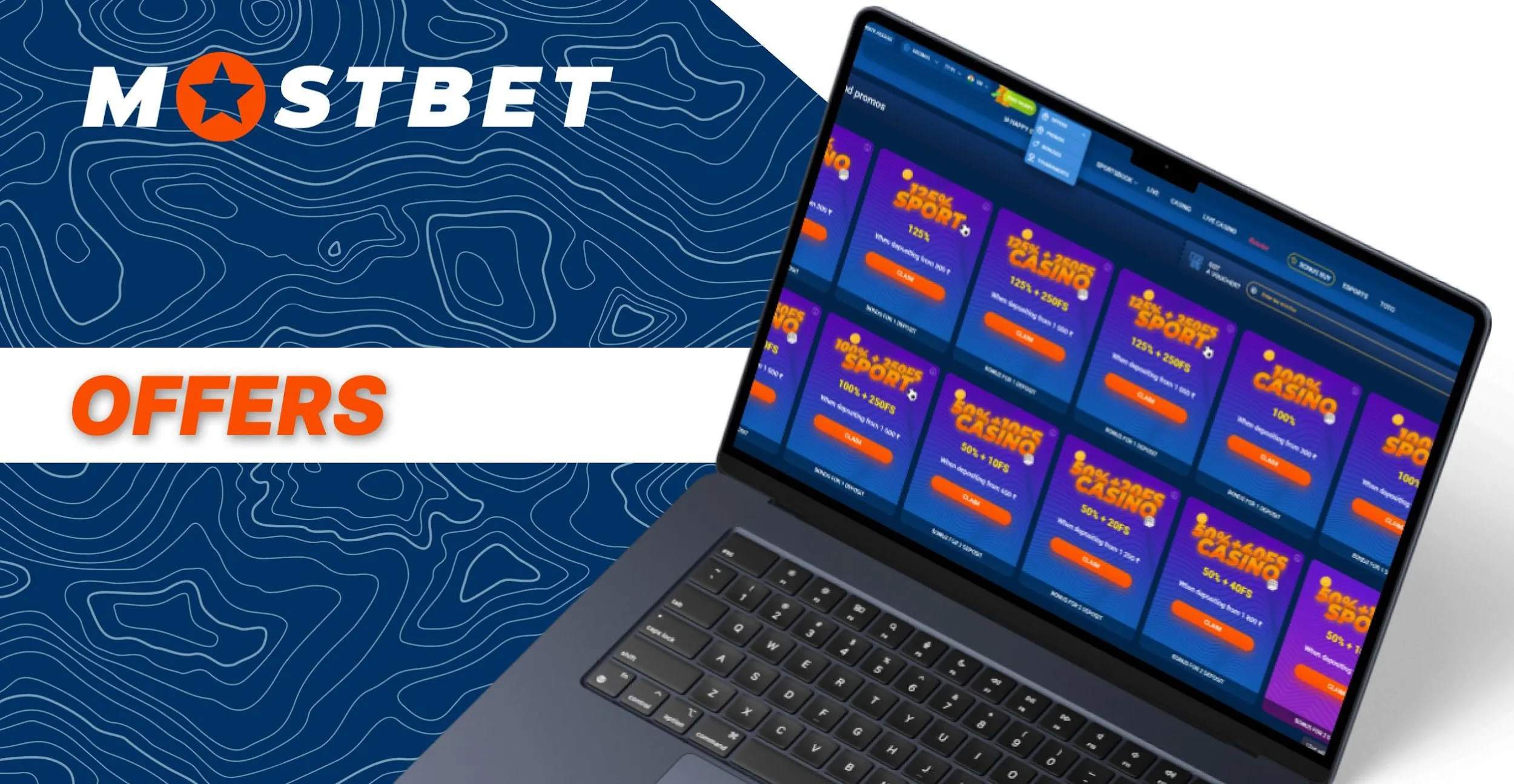 Bonuses and offers on the Mostbet website