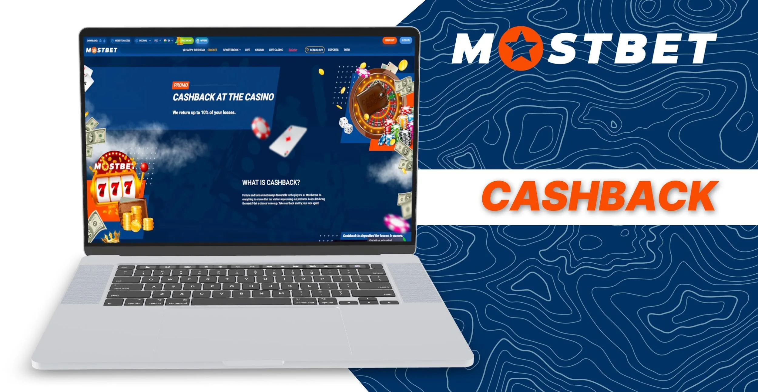 Rules for receiving cashback at the bookmaker Mostbet